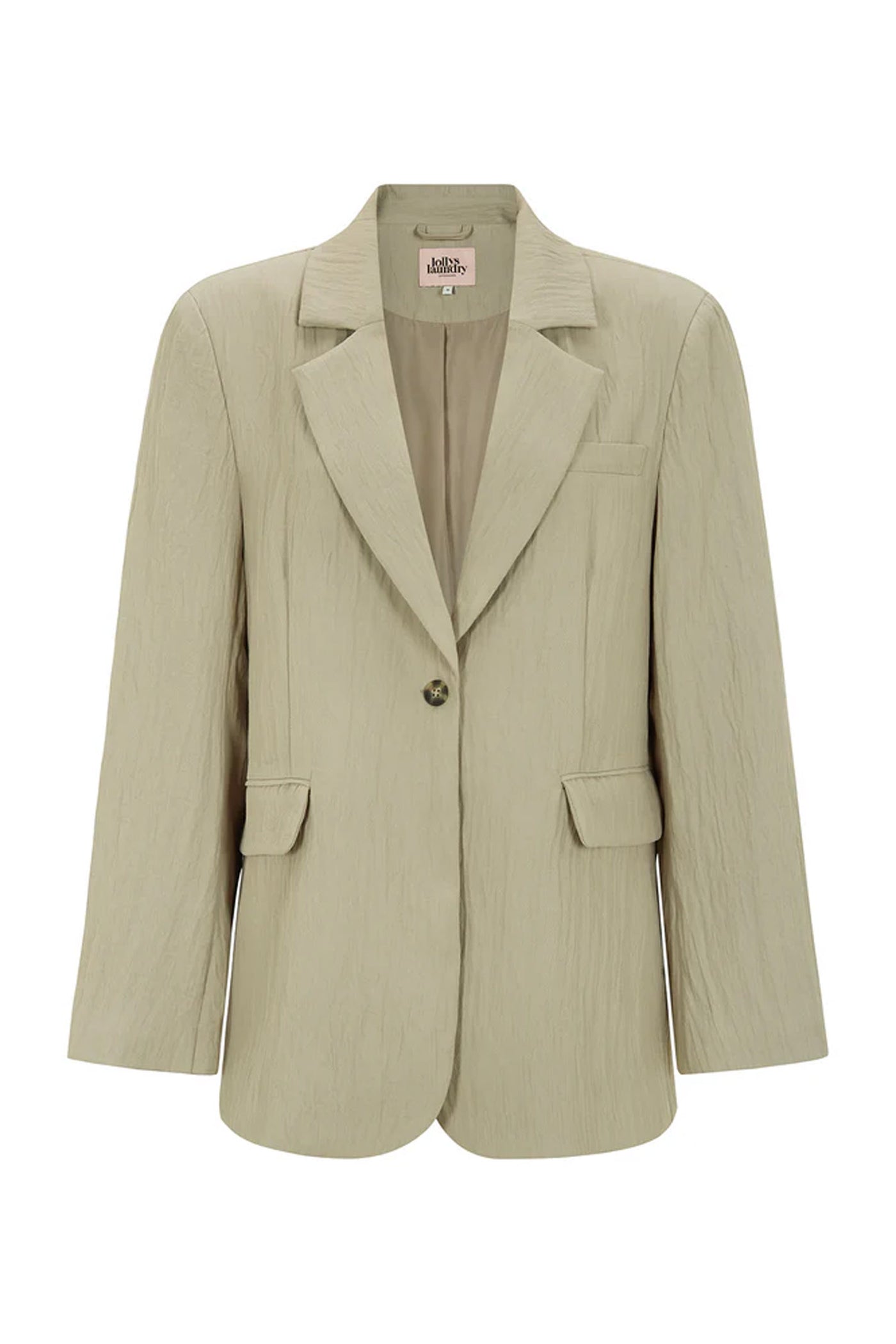 Tillyll Blazer Ls Ovs Beige - 26245-6009