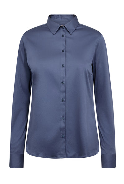 Tina Jersey Shirt Crown Blue - 131660 Thumbnail