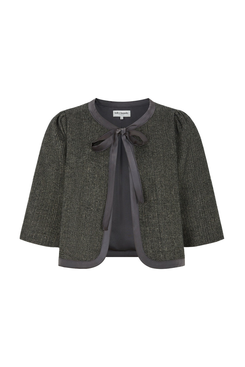 Trinell Short Jacket 3/4 Dark Mokka - 26474-6016
