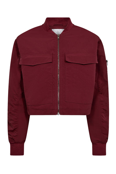 TriceCC Crop Jacket 87-Winered - 30060 Thumbnail