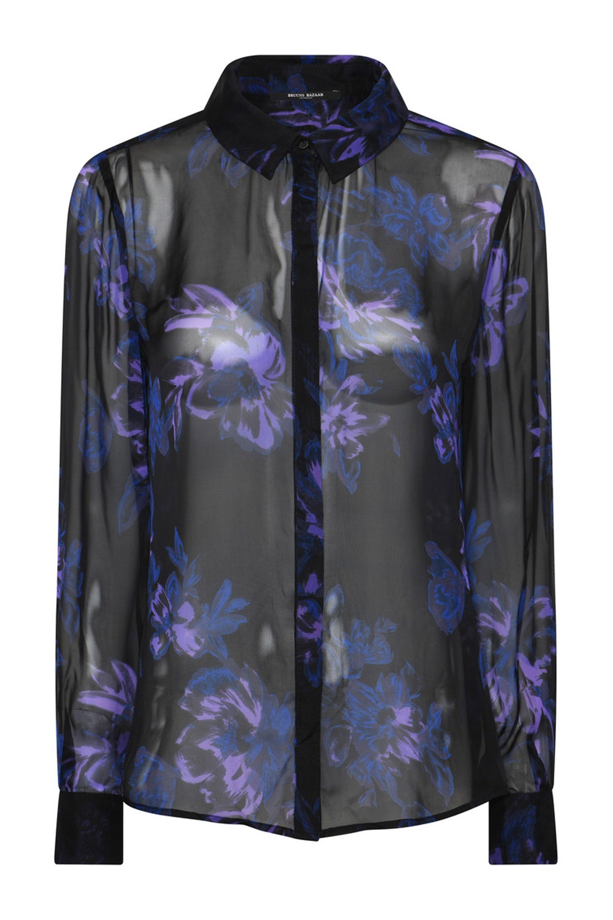 TrilobaBBCori Shirt Purple Flower - BBW4759
