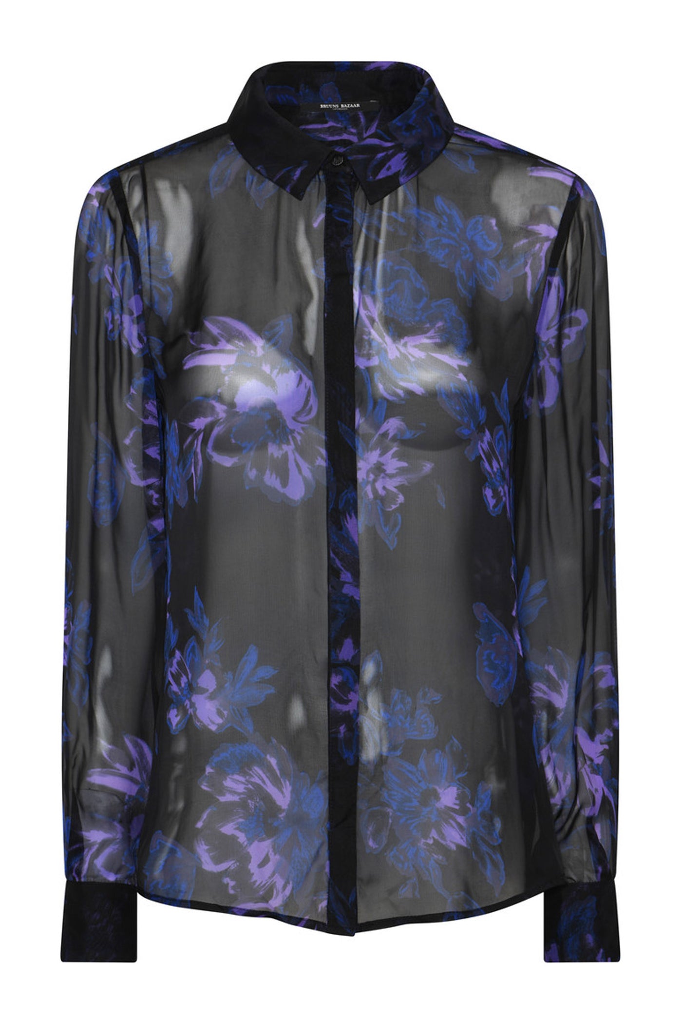 TrilobaBBCori Shirt Purple Flower - BBW4759