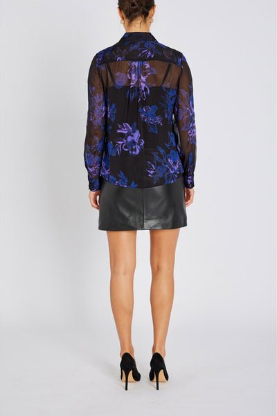 TrilobaBBCori Shirt Purple Flower - BBW4759 Thumbnail