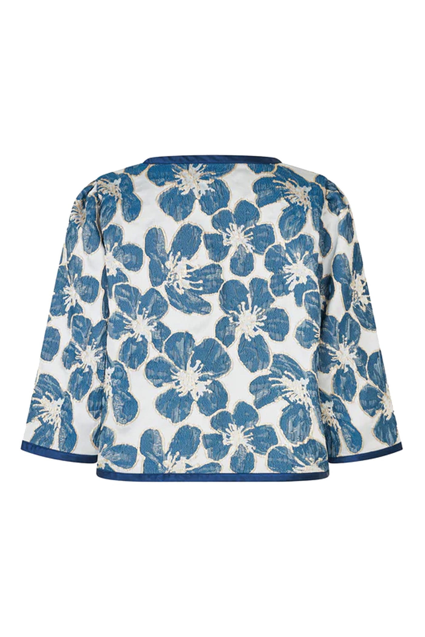 Trinell Short Jacket 3/4 Blue - 26185-6025