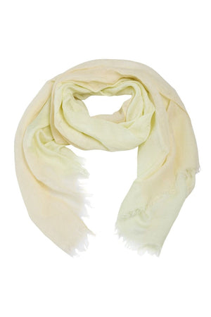 Two tone tørklæde PERNOD/LIME CREAM - 261-5123-5751