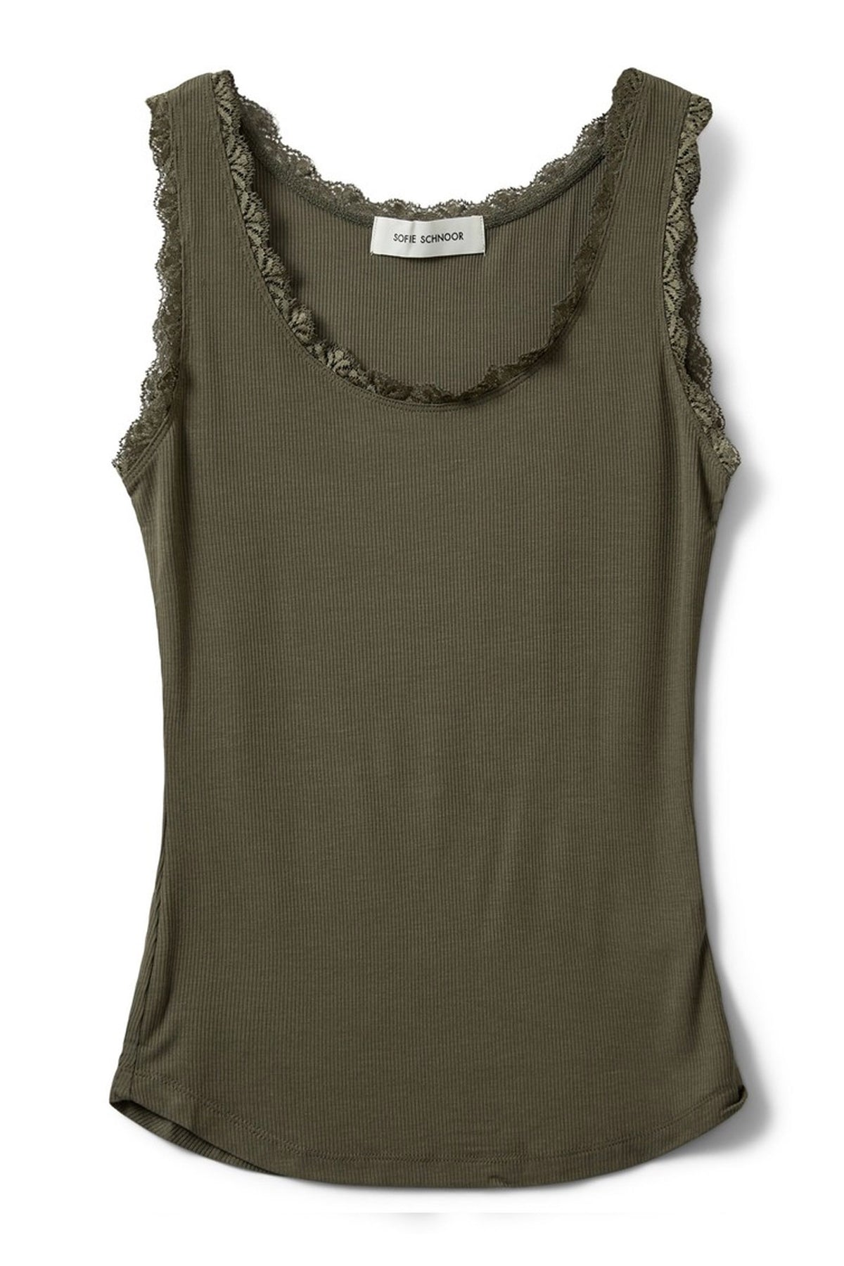 ULRIKKESW TOP 3061 Army Green - SNOS245