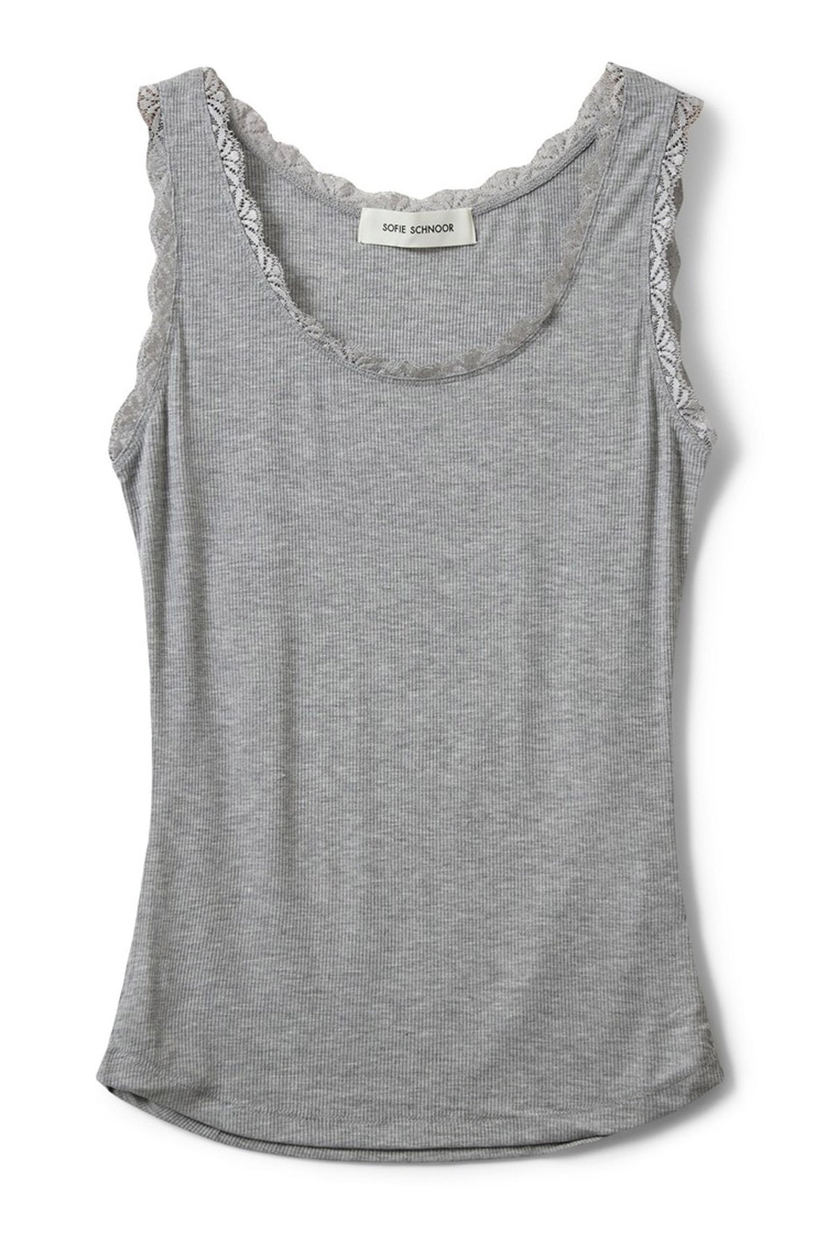 ULRIKKESW TOP 8000 Grey mel - SNOS245