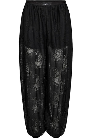 Bella Lace Harem Tall Pant Black - HL10653