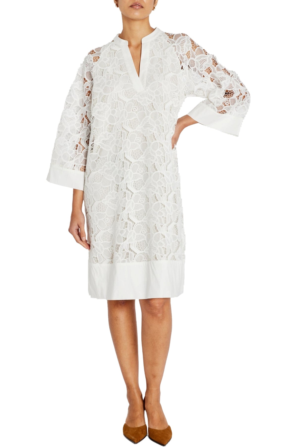 GeonomaBBWandesa dress White - BBW4865