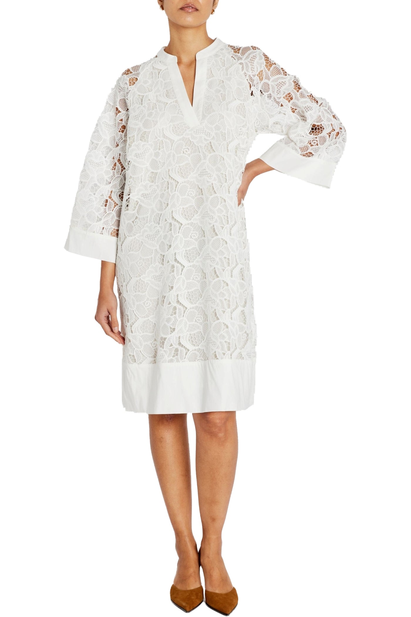 GeonomaBBWandesa dress White - BBW4865