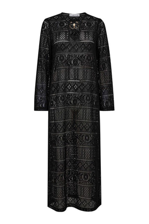 Utopia Lace LS Buckle HL10081 Dress Black