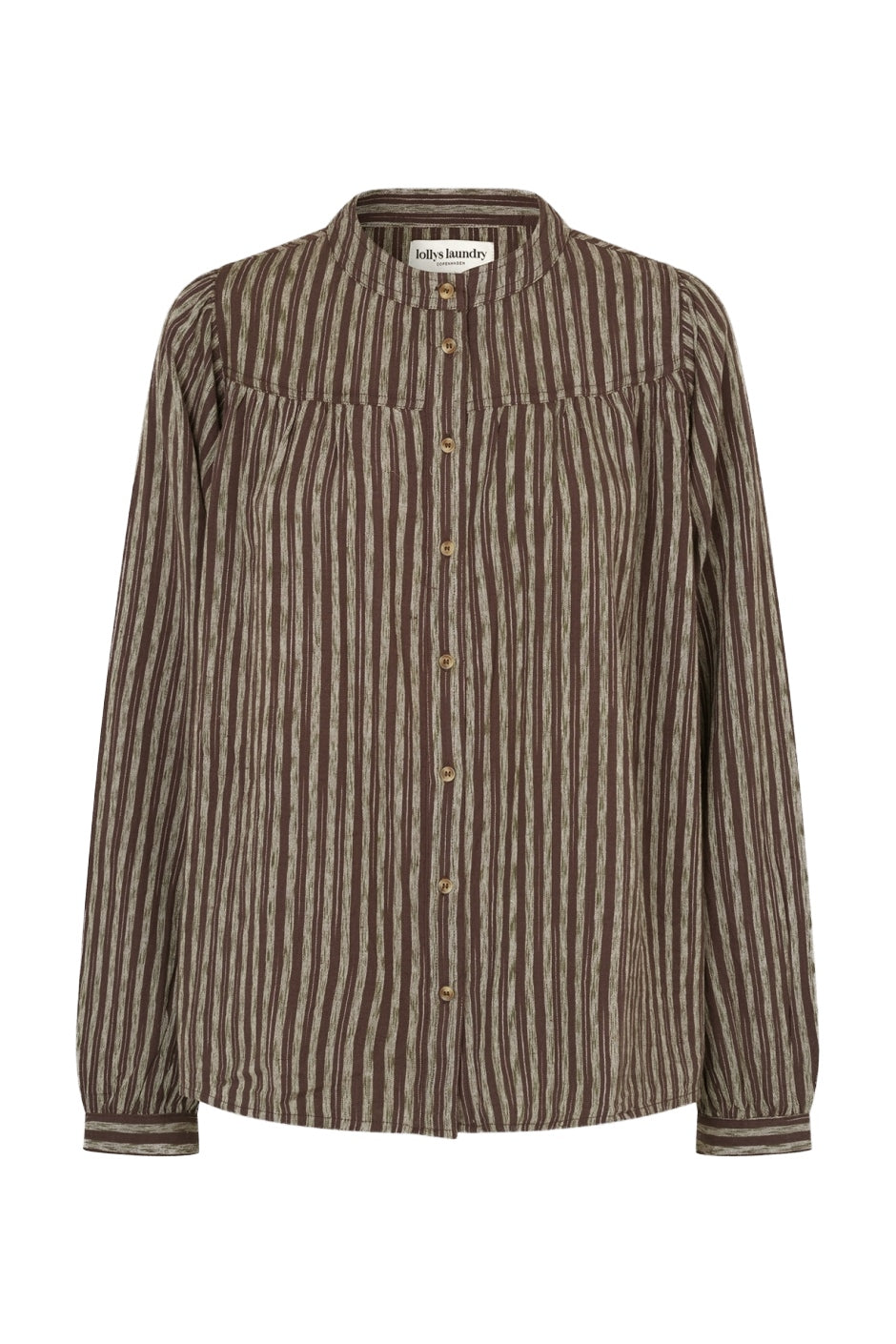 Nickyll Shirt Ls Dark Mokka - 26497-1070