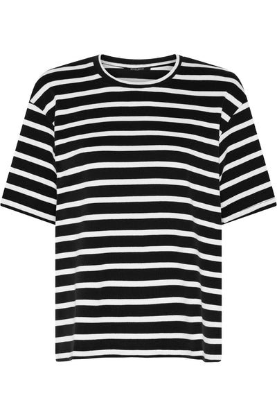 IguanuraBBBasic tee Black / Creme stripe - BBW5058 Thumbnail