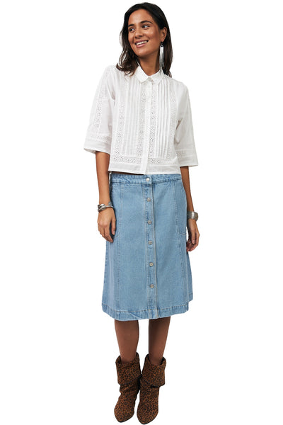 AmoraLL Shirt 3/4 02 Creme - 26100-1000 Thumbnail