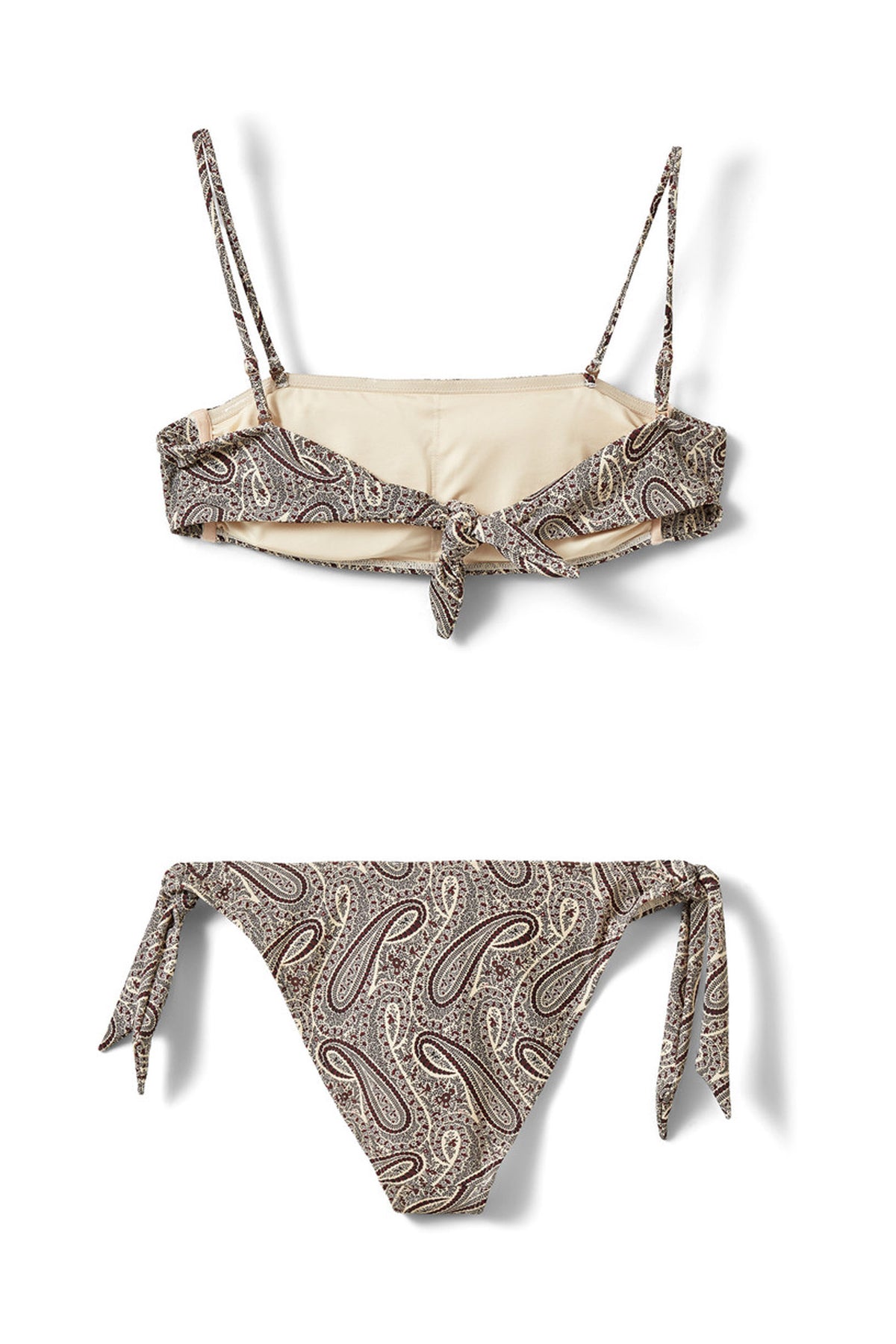 VAGASW PAISLEY PRINT BANDEAU B 4170 Bordeaux mix Paisley - S262396
