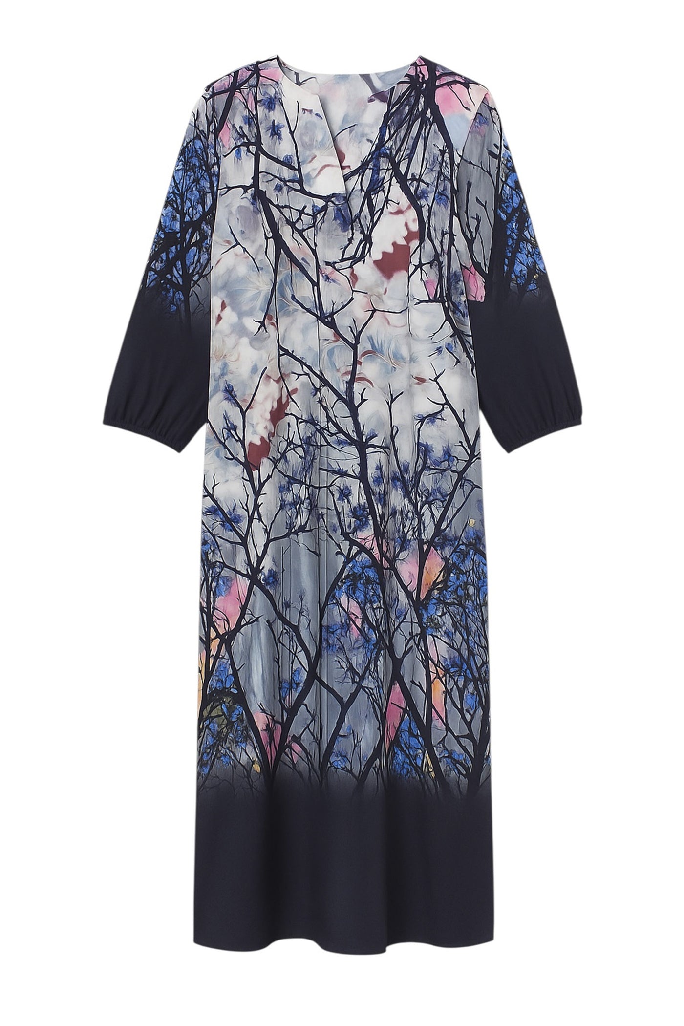 VANYA.EA25 NAVY LEAVES - VANYA.EA25