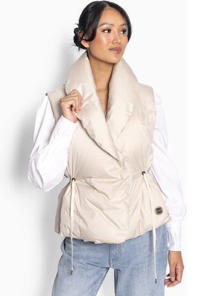 VEDA Down Vest 6503 Summer Sand - 2510200171 Thumbnail