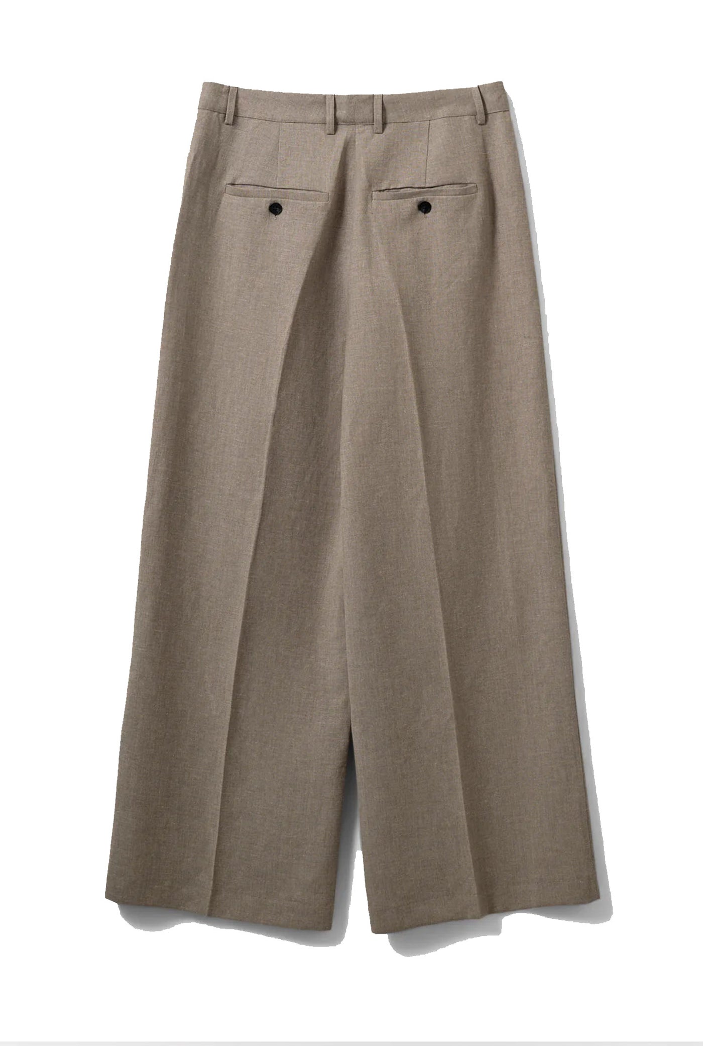 Izrasw Linen Mix Trousers Dark Sand - S262236