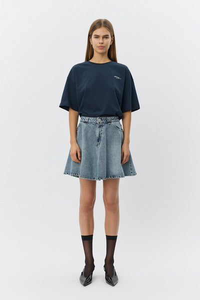 VERASW BOXY T-SHIRT 5119 Navy Blue - S261430 Thumbnail