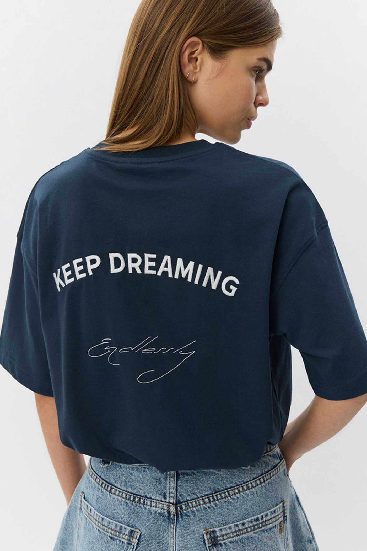 VERASW BOXY T-SHIRT 5119 Navy Blue - S261430
