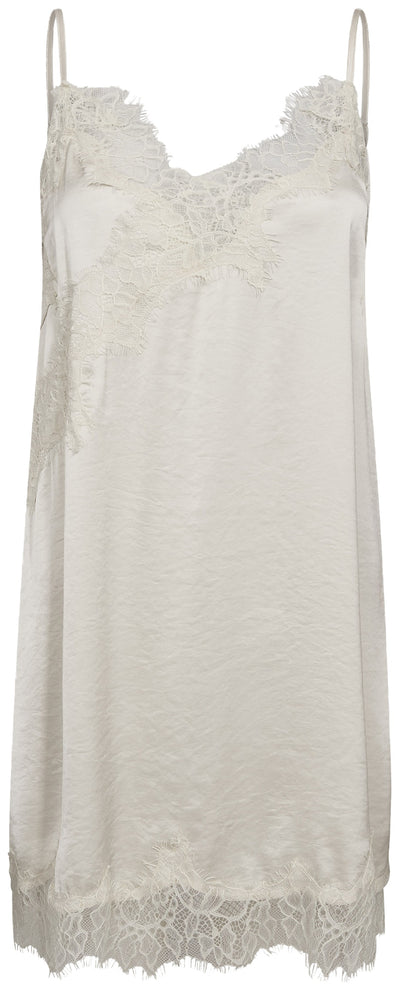 IdunCC Lace Crop Dress 11-Off white - 46107 Thumbnail