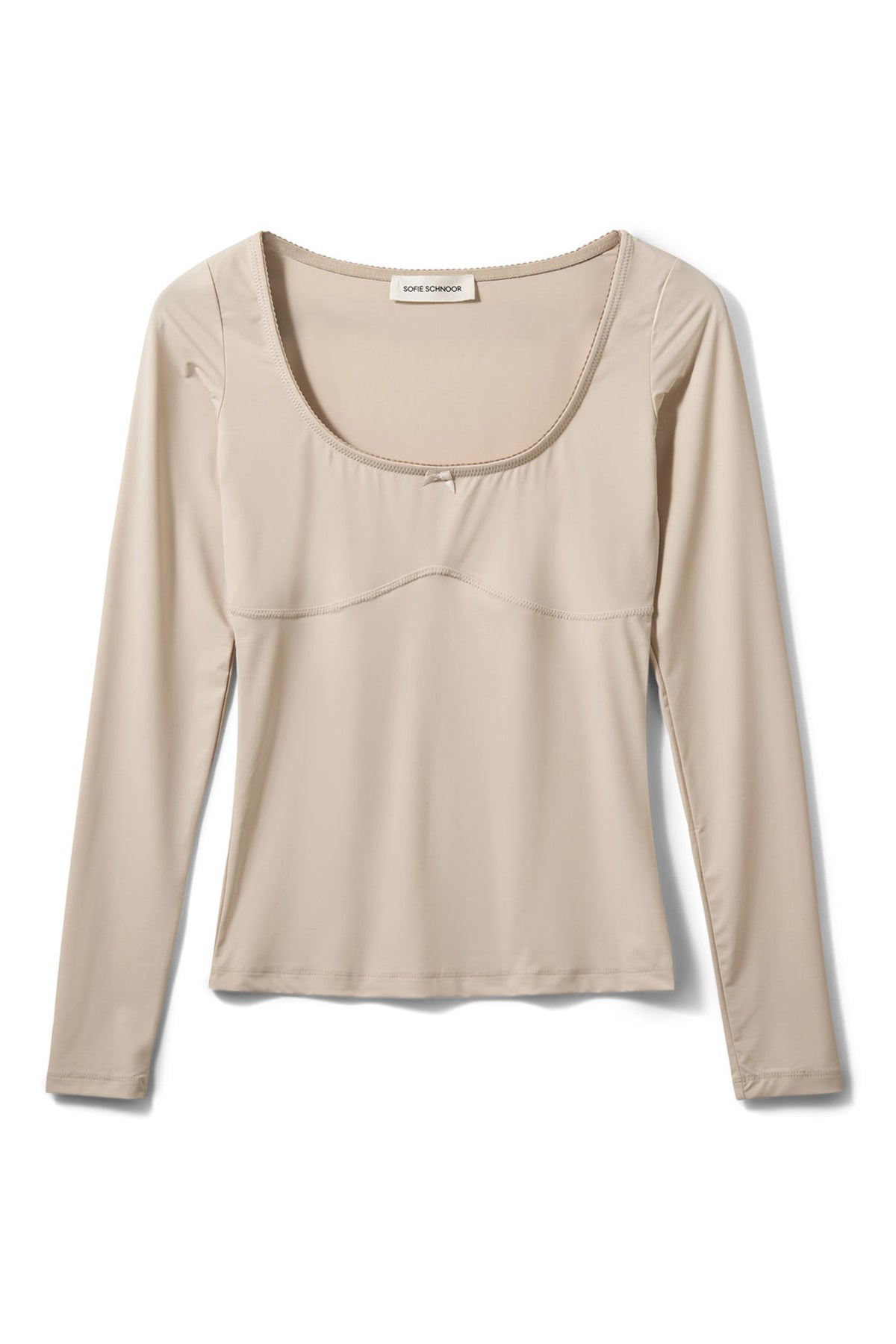 VICTORIASW LONG-SLEEVE T-SHIRT 7105 Light Sand - S261406