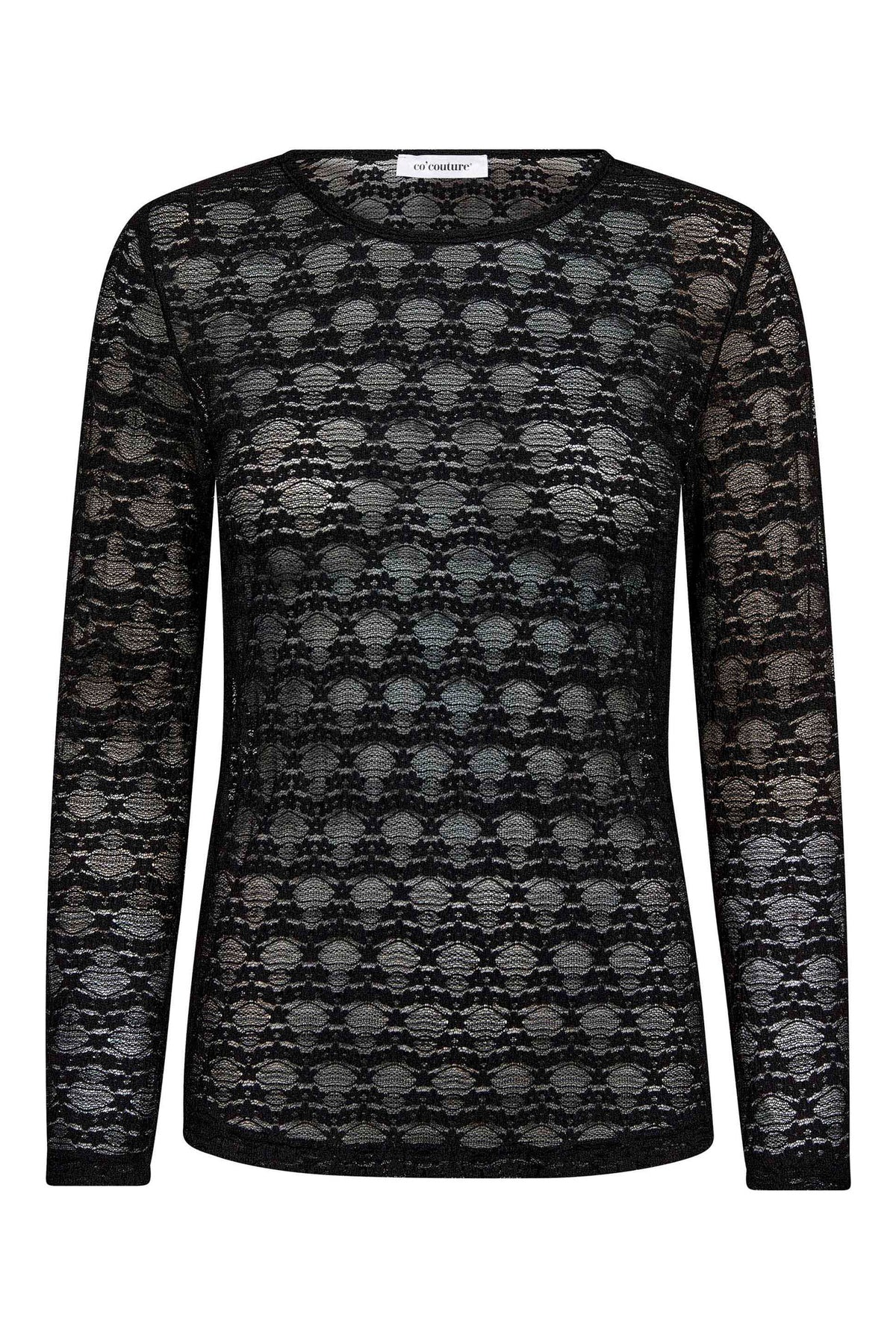 BarieCC O-Neck Blouse 65001-Black - 500264