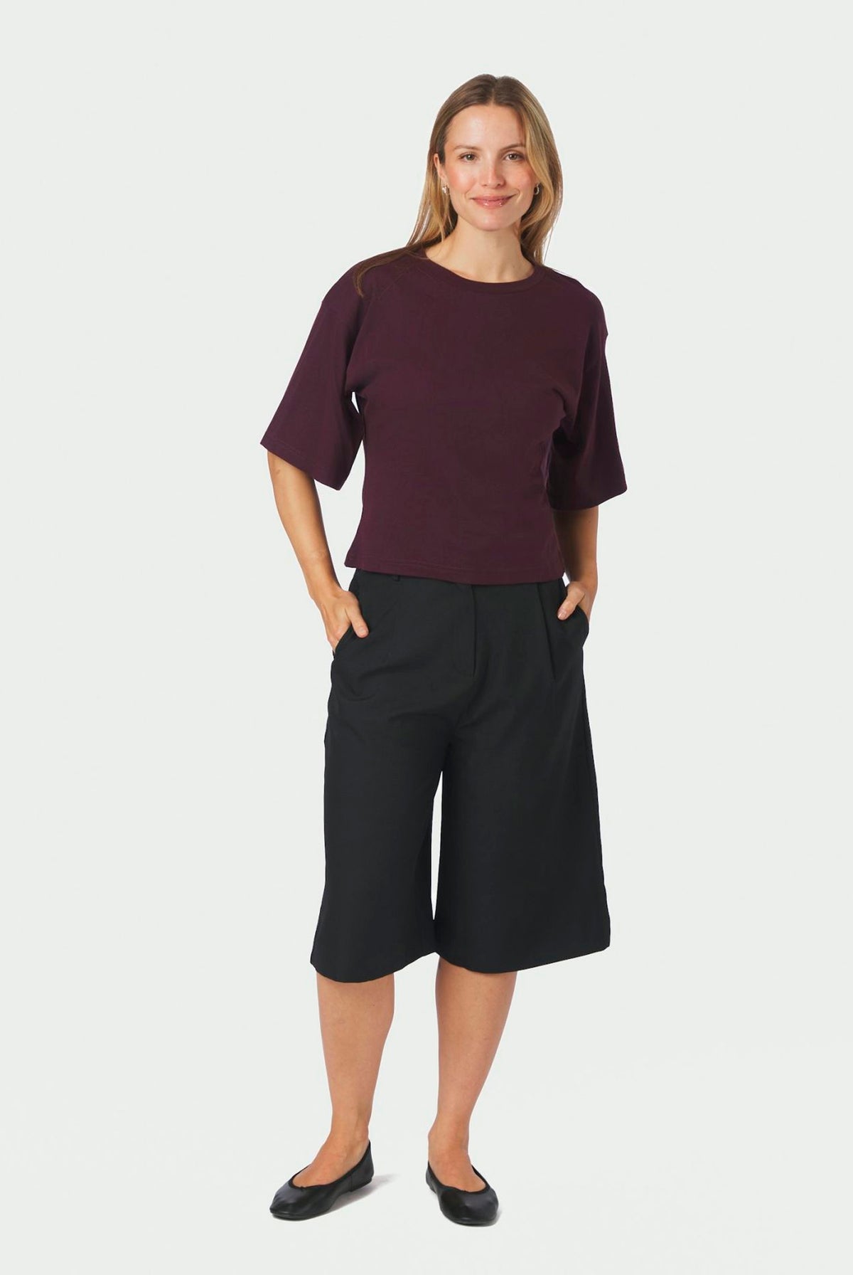 Rima Solid Shorts Black - 171228