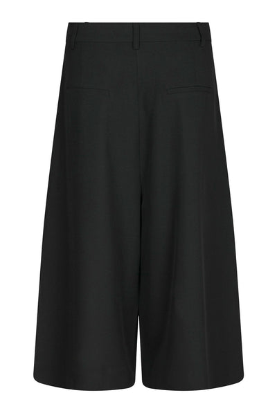Rima Solid Shorts Black - 171228 Thumbnail
