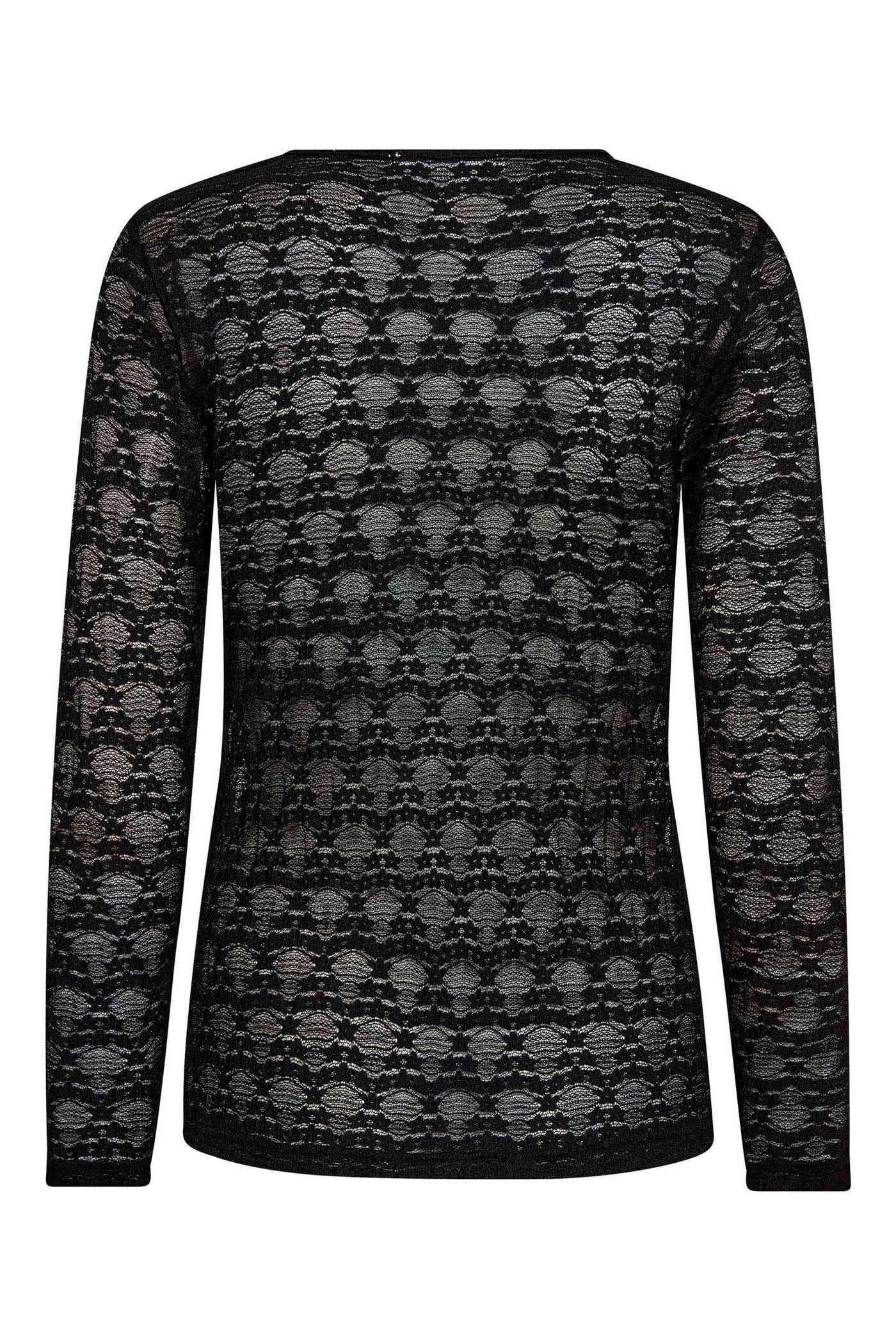 BarieCC O-Neck Blouse 65001-Black - 500264