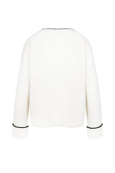 VIVIENNE Sweater 0003 White Alyssum - 2610120542 Thumbnail