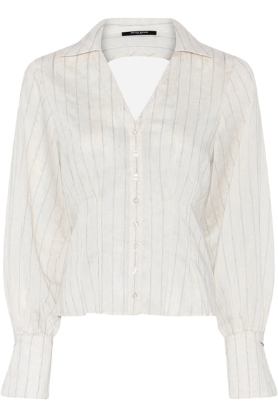 CoccoBBViona shirt Snow white with black stripe - BBW5012 Thumbnail