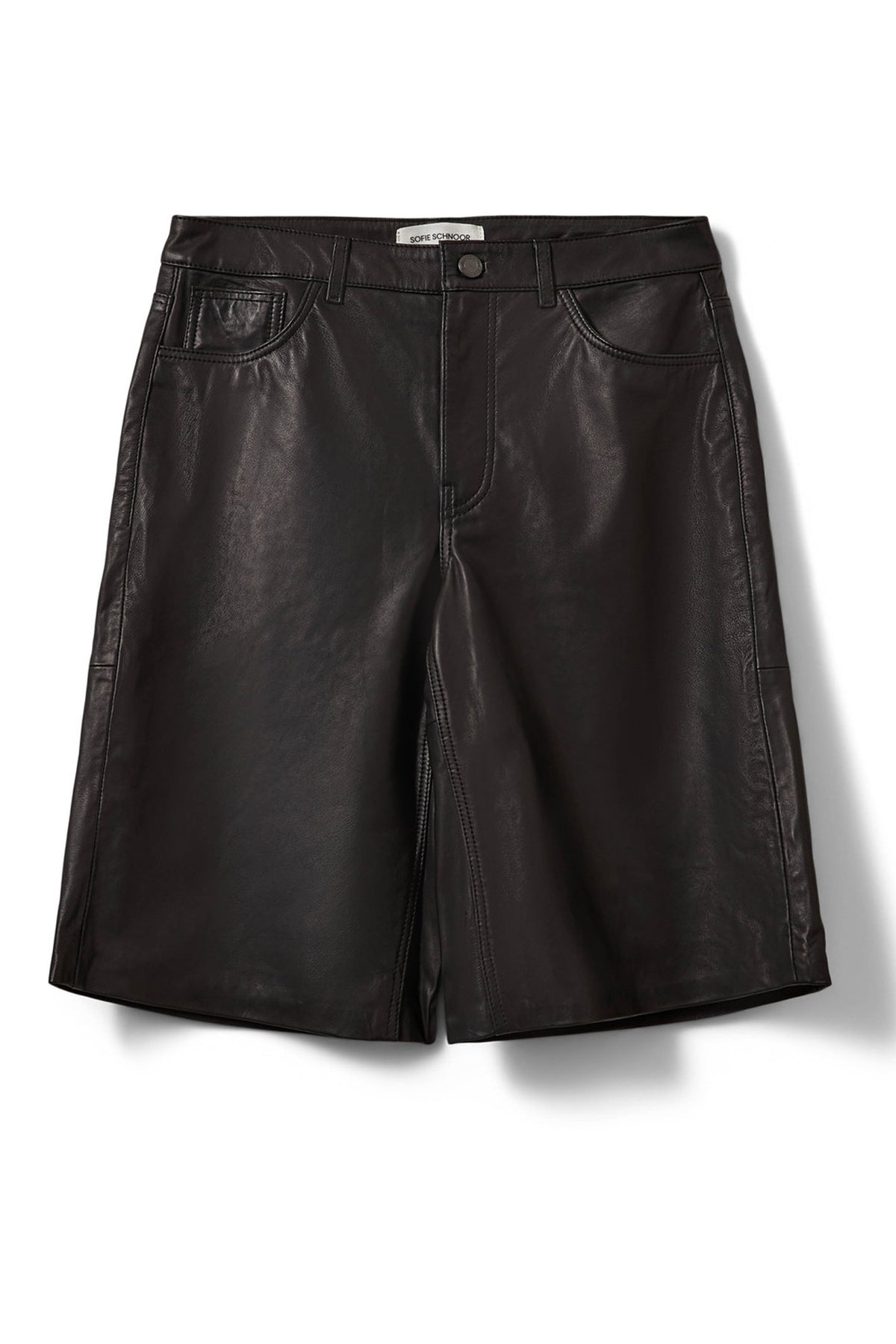 VOKESW LEATHER SHORTS 1000 Black - SNOS471