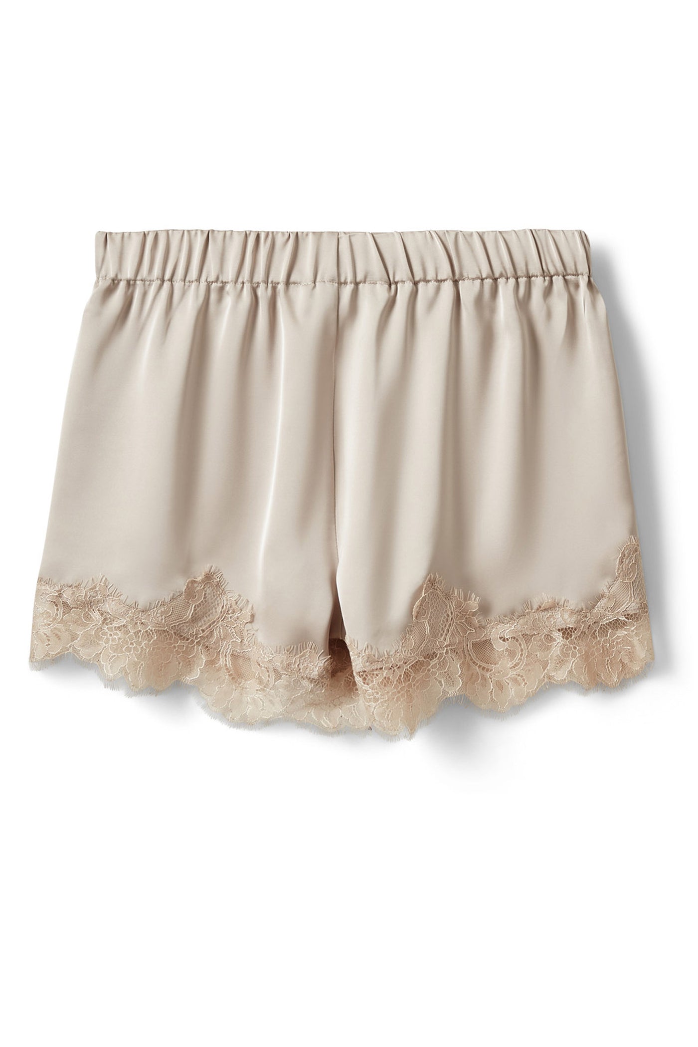 Vada Lace Detailed Shorts Feather Gray - S262326
