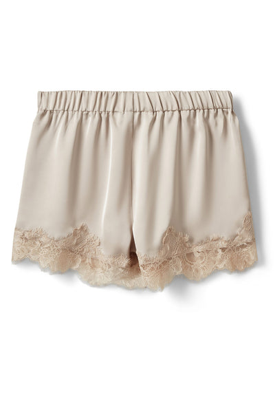Vada Lace Detailed Shorts Feather Gray - S262326 Thumbnail