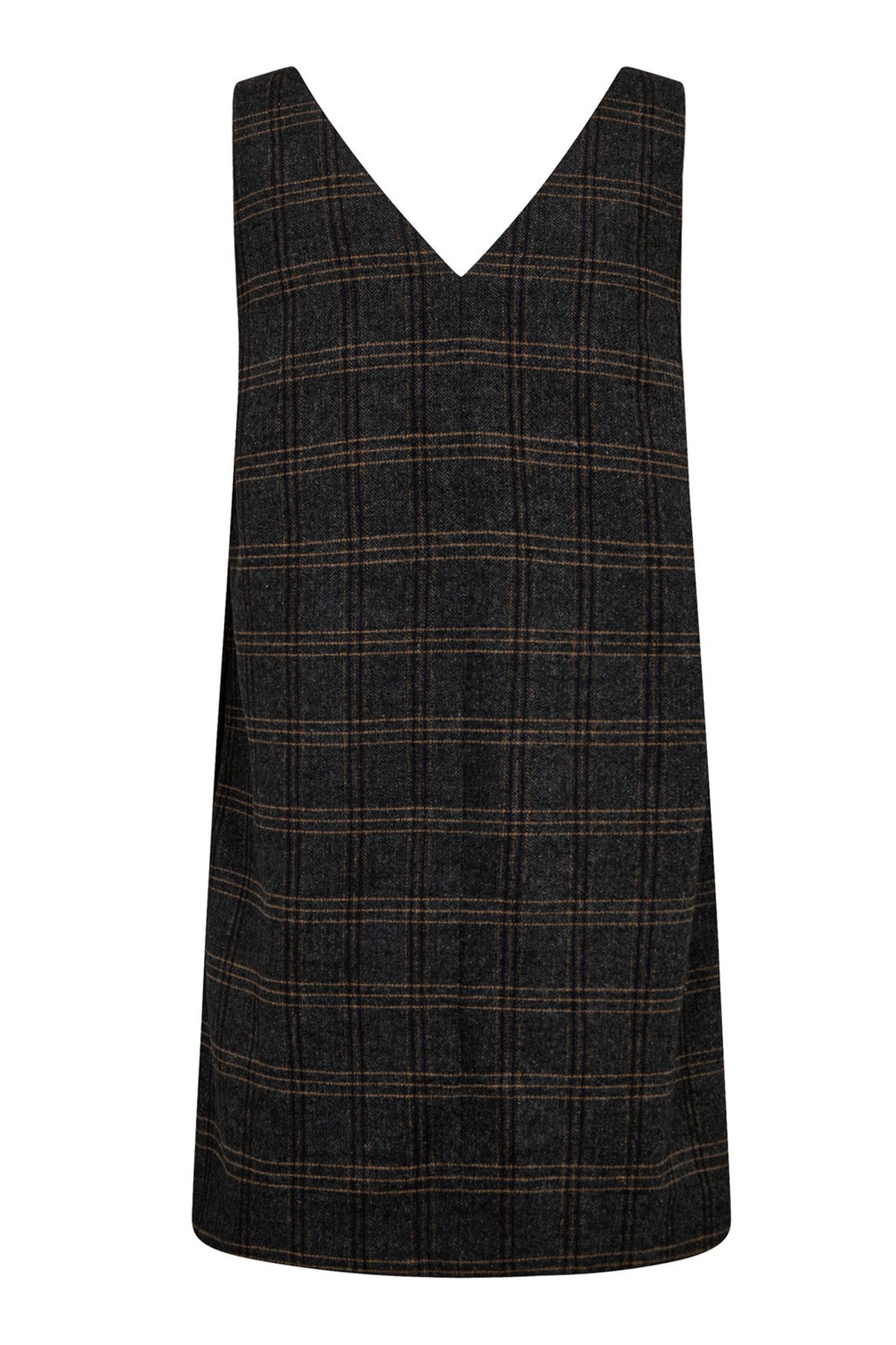 ValerieCC Spencer V-Dress 140-Dark Grey - 36523