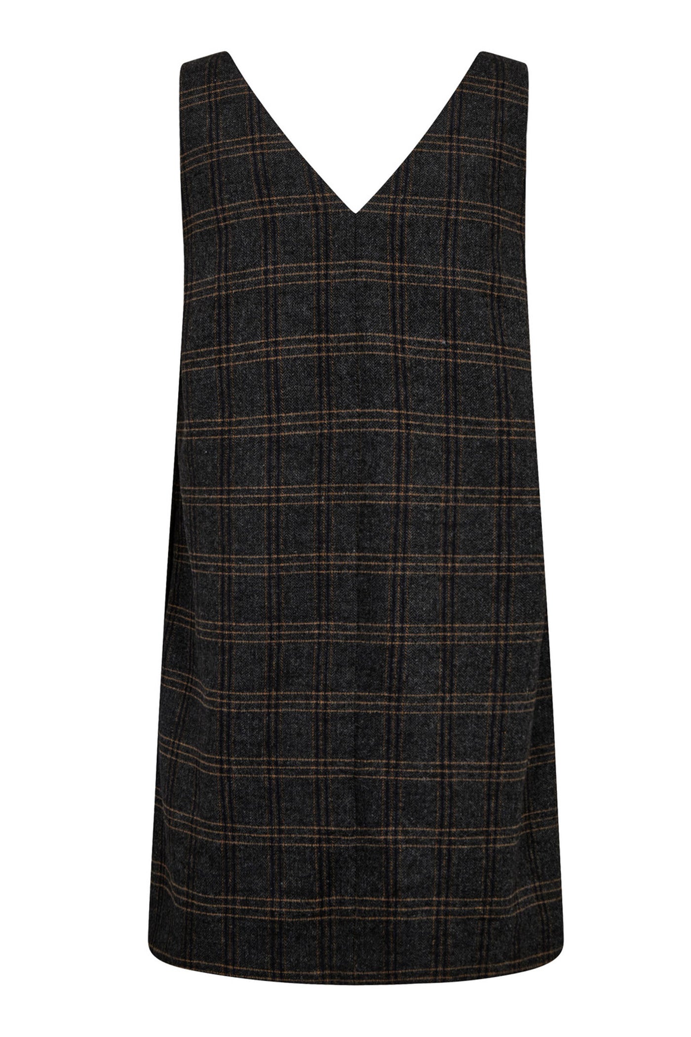 ValerieCC Spencer V-Dress 140-Dark Grey - 36523