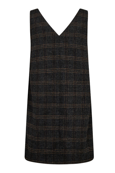 ValerieCC Spencer V-Dress 140-Dark Grey - 36523 Thumbnail