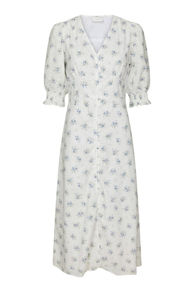 Valley Flowing Dress Light Blue - 169387 Thumbnail