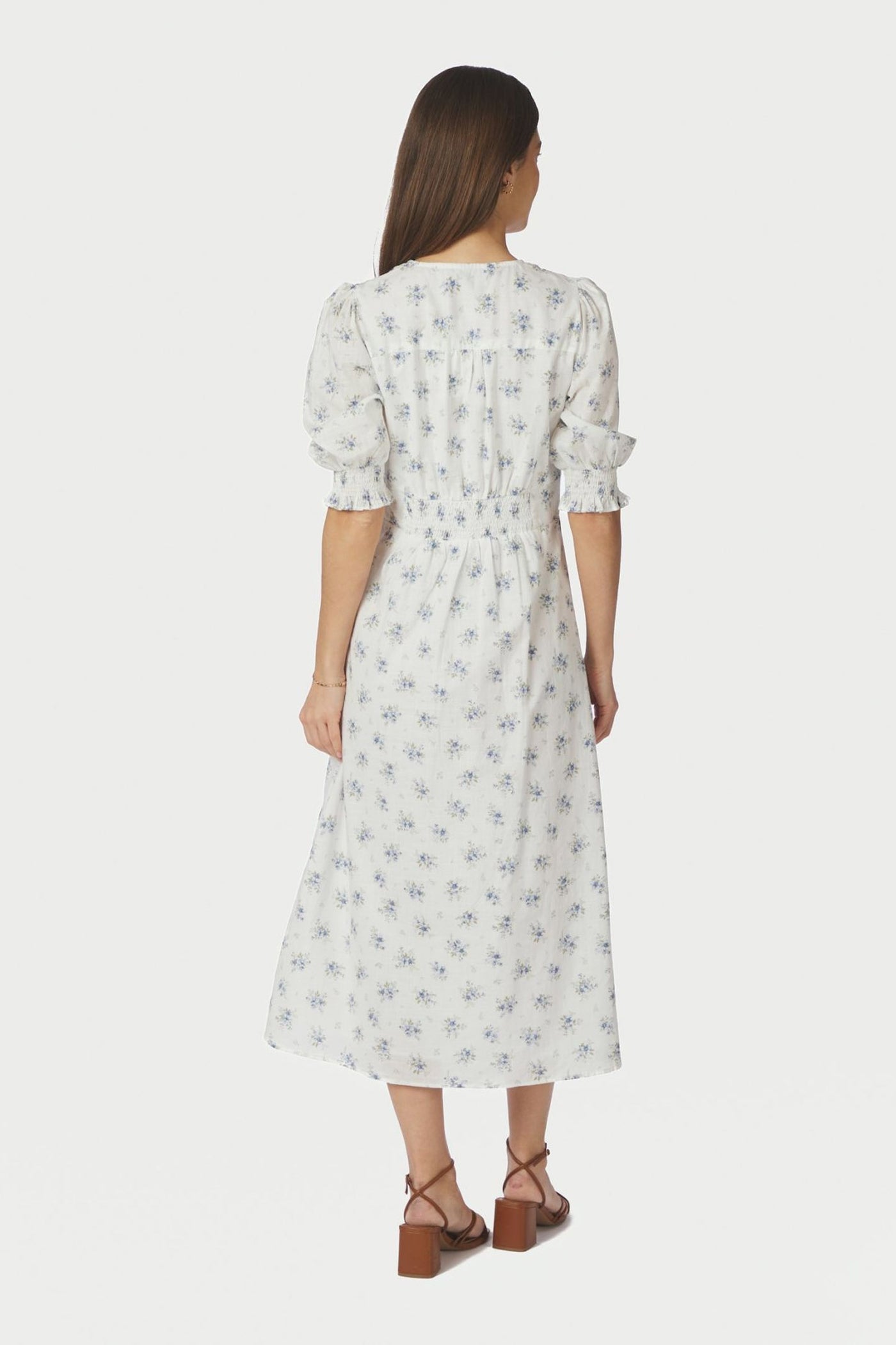 Valley Flowing Dress Light Blue - 169387