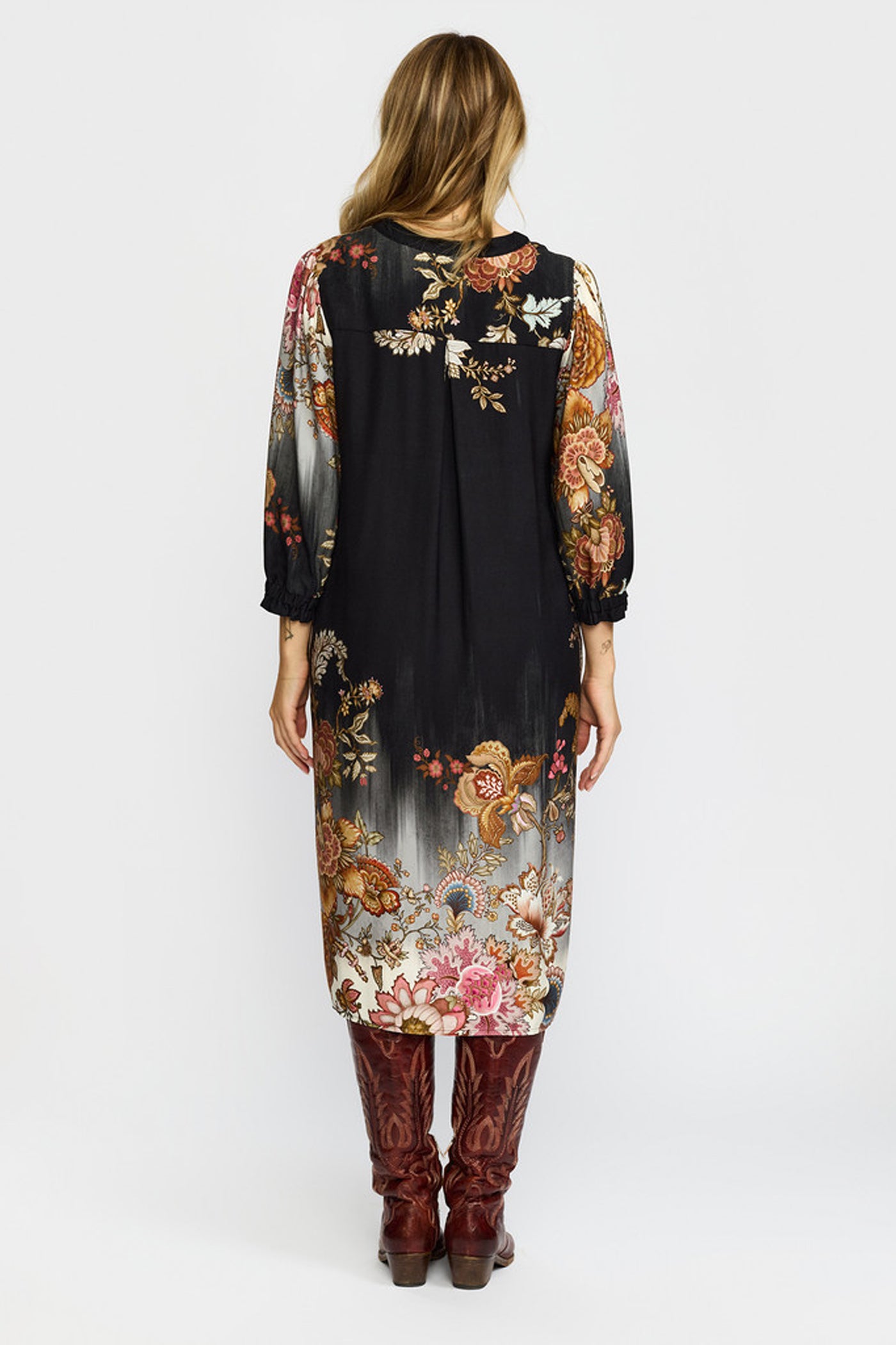 Valmas BLACK FLOWERS - 1021423