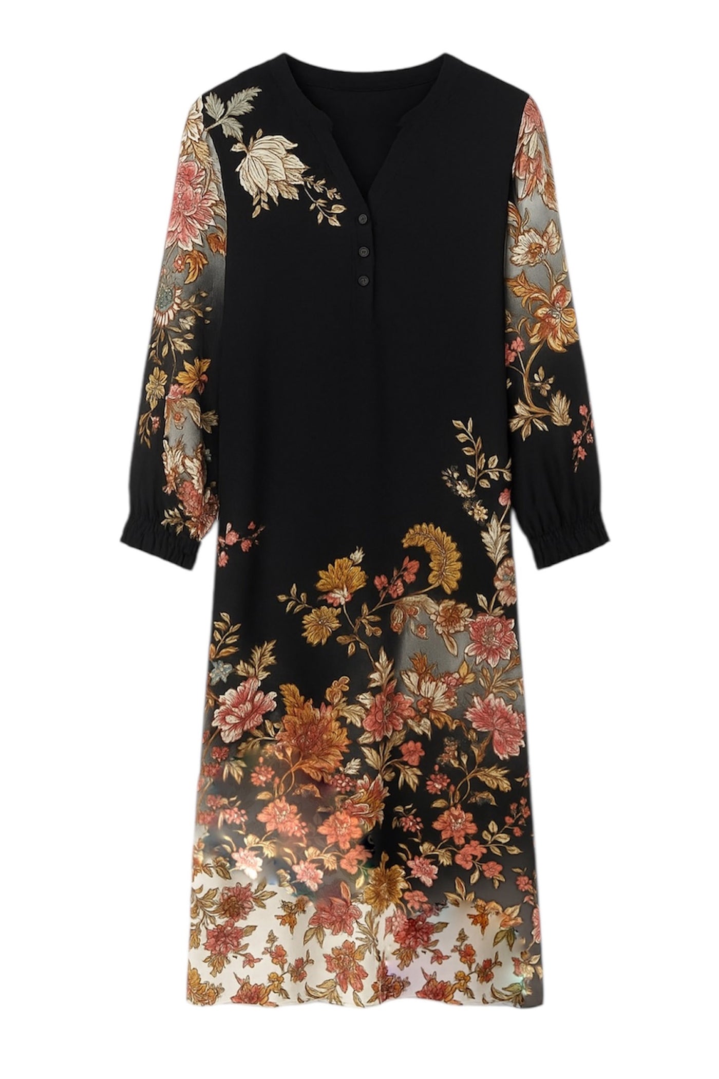Valmas BLACK FLOWERS - 1021423