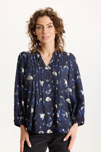 Vera blouse Blue - 16837 Thumbnail