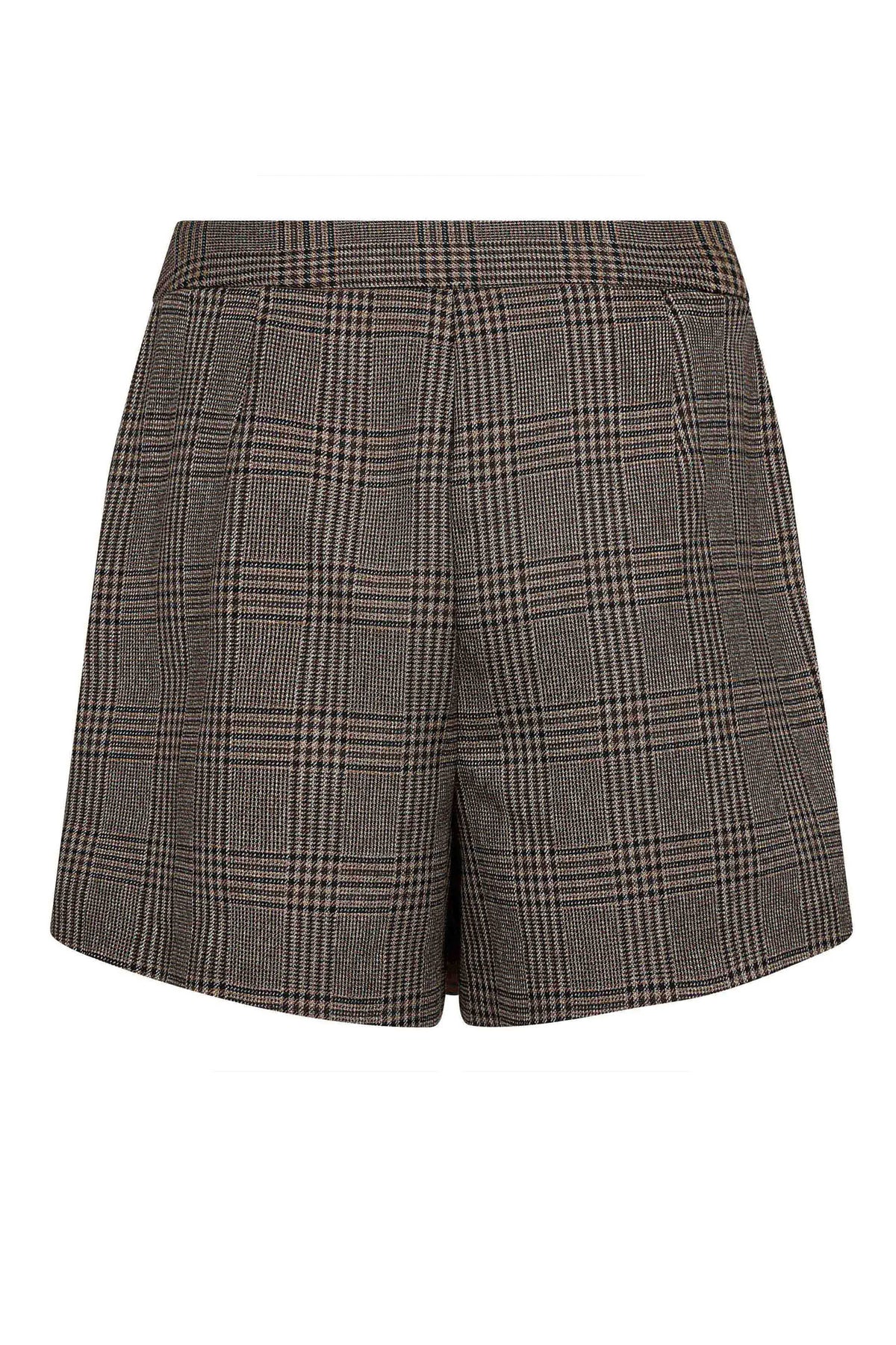 VeyaCC Check Wrap Skort 20002-Brown - 500141