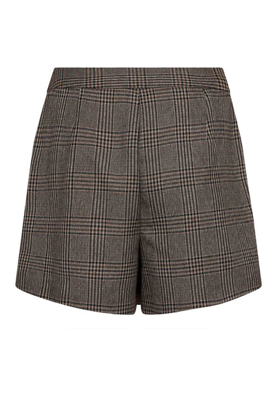 VeyaCC Check Wrap Skort 20002-Brown - 500141 Thumbnail