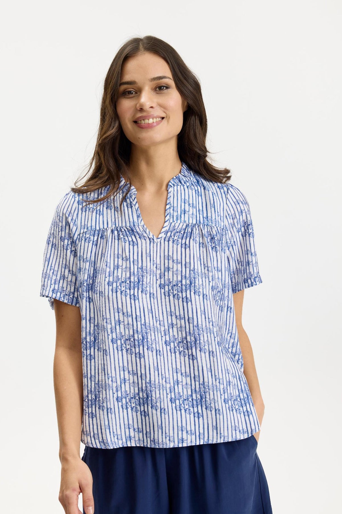 Victoria blouse Blue - 17020
