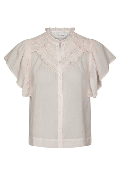 Vinsa S Voile Top LIGHT PINK - 169039 Thumbnail
