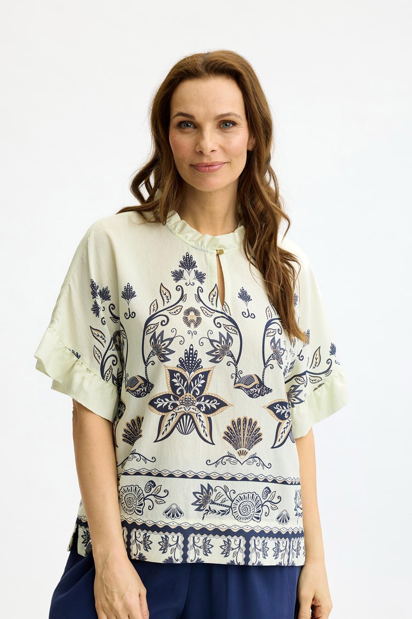 Violet blouse Blue - 17159