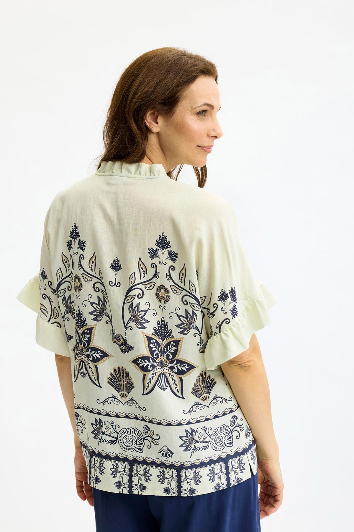 Violet blouse Blue - 17159