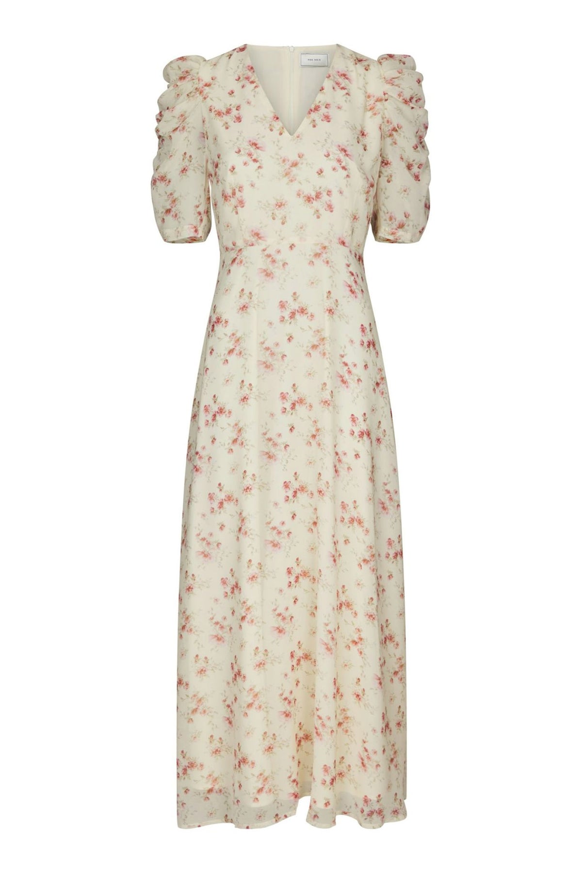 Vira Floral Dress Creme - 169209